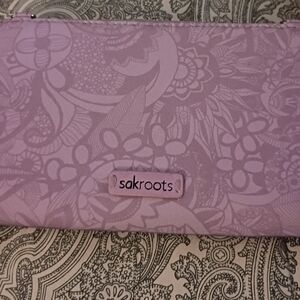 Sakroots Lavender Floral Wristlet
